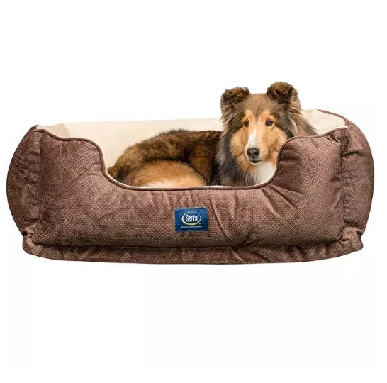 Serta Perfect Sleeper Orthopedic Cuddler Pet Bed, 34" x 24" (Choose Your Color)