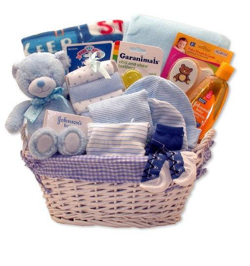 Simply Baby Necessities Gift Basket in Blue