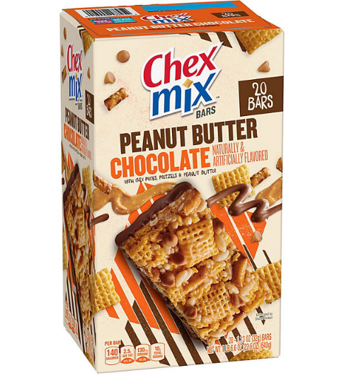 Chex Mix Peanut Butter Chocolate Treat Bars (20 ct.)