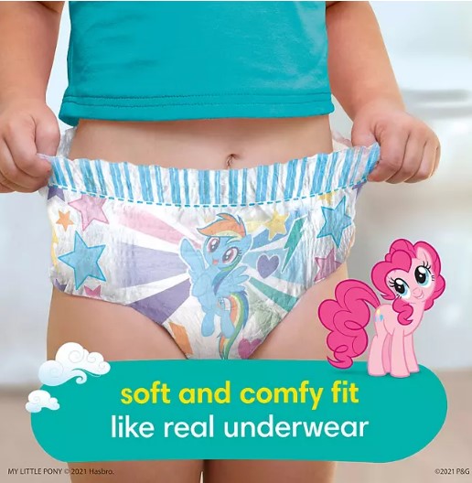 Pampers Easy Ups Training Pants Underwear for Girls (Sizes: 2T-5T)