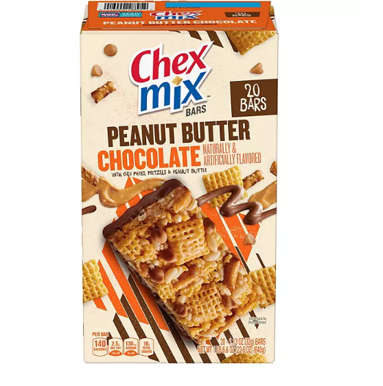 Chex Mix Peanut Butter Chocolate Treat Bars (20 ct.)