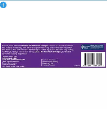 Desitin Maximum Strength Diaper Rash Paste (4.8 oz., 3 pk.)