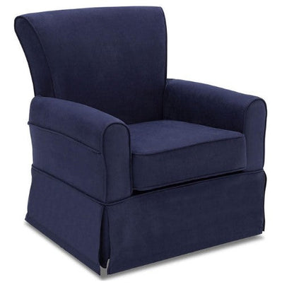 Delta Children Benbridge Nursery Glider Swivel Rocker Chair, Navy