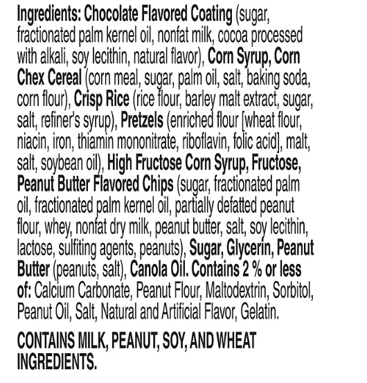 Chex Mix Peanut Butter Chocolate Treat Bars (20 ct.)