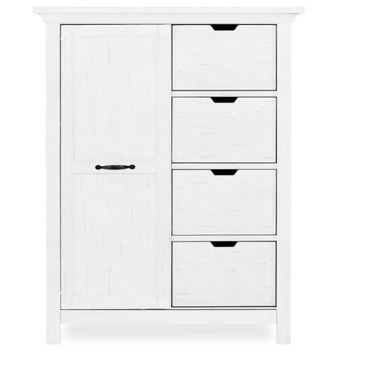 Evolur Belmar Tall Chest with Sliding Barn Door (Choose Your Color)