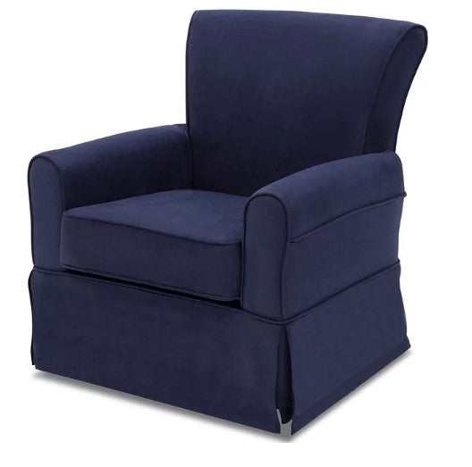 Delta Children Benbridge Nursery Glider Swivel Rocker Chair, Navy