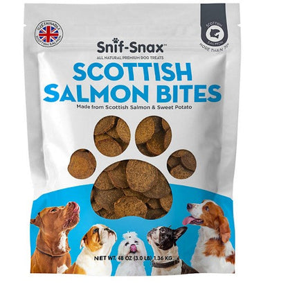 Snif-Snax Scottish Salmon Bites Dog Treats (48 oz.)