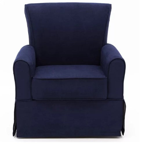 Delta Children Benbridge Nursery Glider Swivel Rocker Chair, Navy