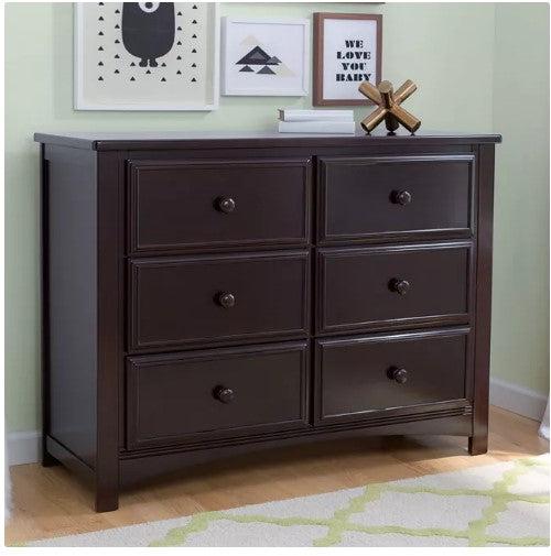 Delta Children 6-Drawer Dresser (Choose Your Color)