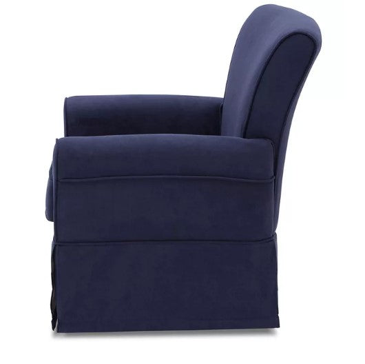 Delta Children Benbridge Nursery Glider Swivel Rocker Chair, Navy