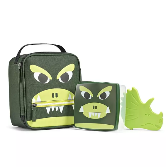 Fit + Fresh 3-Piece Novelty Insulated Lunch Bag Kit (Assorted Shapes and Colors)