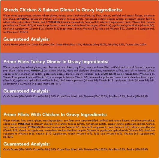 Purina Friskies Gravy Wet Cat Food, Variety Pack (5.5 oz., 60 ct.)