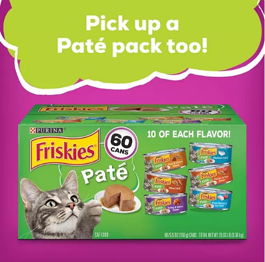 Purina Friskies Gravy Wet Cat Food, Variety Pack (5.5 oz., 60 ct.)