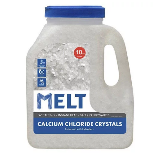 Snow Joe MELT 25 Lb. Resealable Bag Calcium Chloride Crystals Ice Melter