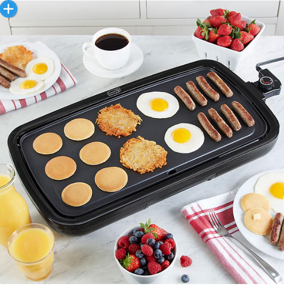 Dash Everyday Nonstick Electric Griddle (Assorted Colors)