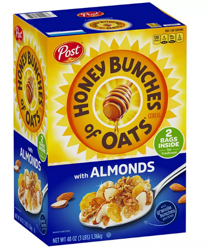 Post Honey Bunches of Oats with Crispy Almonds (48 oz.)