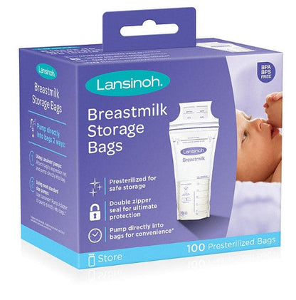 Lansinoh Breastmilk Storage Bags, 100 ct.