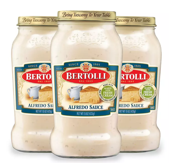 Bertolli Alfredo Sauce with Aged Parmesan Cheese (15 oz., 3 pk.)