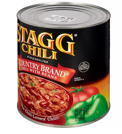 Stagg Country Brand Chili with Beans (108 oz.)