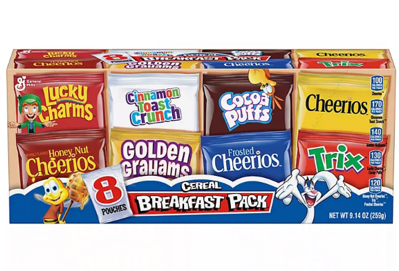 General Mills Breakfast Cereal, Variety Pack (16 pk.)