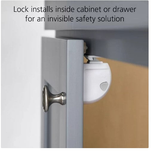 Safety 1st Adhesive Magnetic Lock System, White (16 pk.)