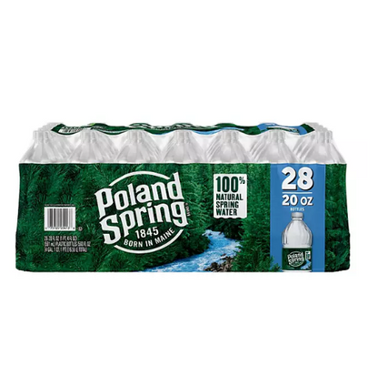 Poland Spring 100% Natural Spring Water (20 oz., 28 pk.)