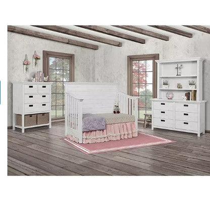 Evolur Waverly 5-in-1 Convertible Crib (Choose Your Color)