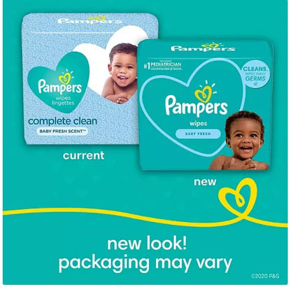 Pampers Scented Baby Wipes, Baby Fresh, 13 Pop-Top Packs (1040 ct.)