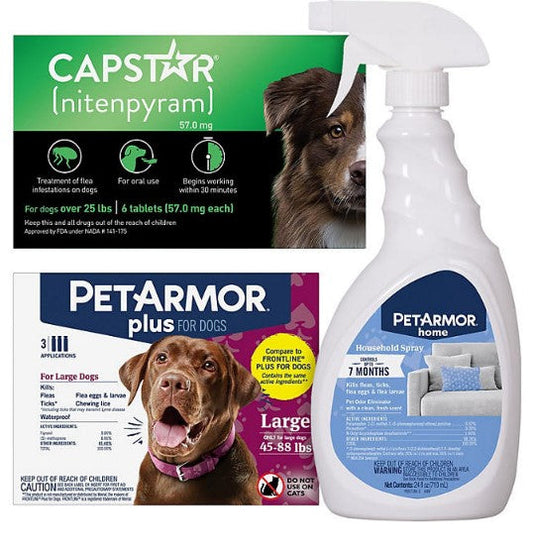 PetArmor Plus Capstar Flea & Tick Bundle for Large Dogs, 45-88 lbs.