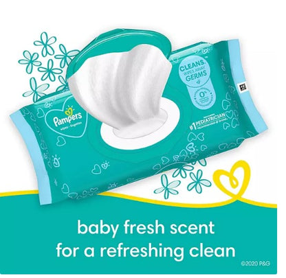 Pampers Scented Baby Wipes, Baby Fresh, 13 Pop-Top Packs (1040 ct.)