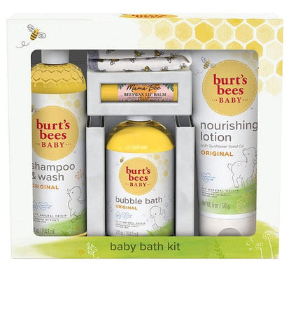 Burt’s Bees Baby Bath Kit Gift Set, 5 Pieces