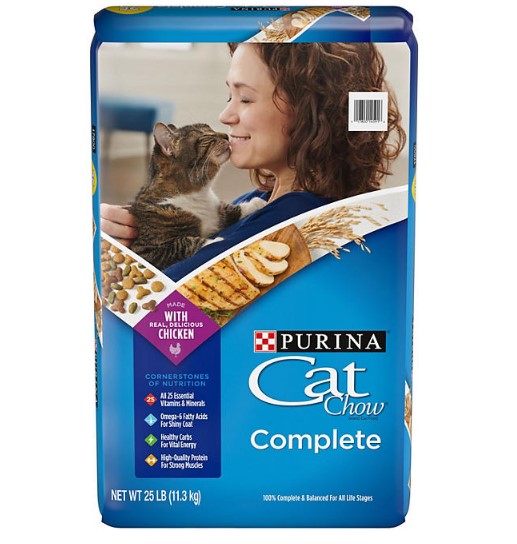 Purina Cat Chow Complete Dry Cat Food (25 lbs.)