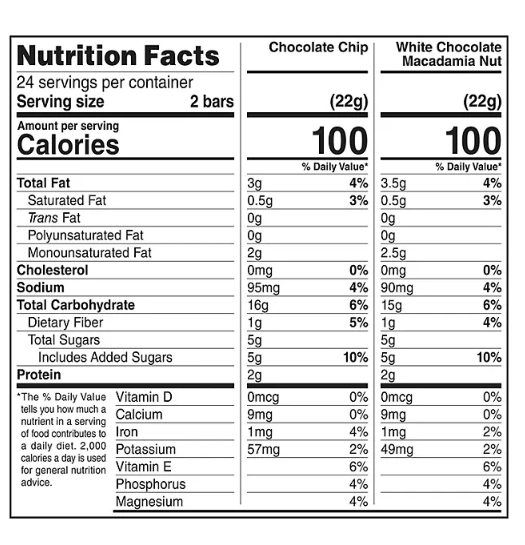 CLIF Thins Variety Pack, Chocolate Chip and White Chocolate Macadamia (24 ct.)