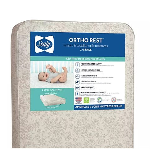 Sealy Ortho Rest 2-Stage Crib Mattress