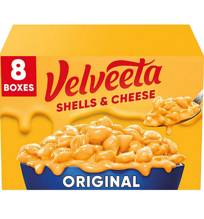 Velveeta Shells and Cheese Original Mac and Cheese Meal (12 oz., 8 pk.)