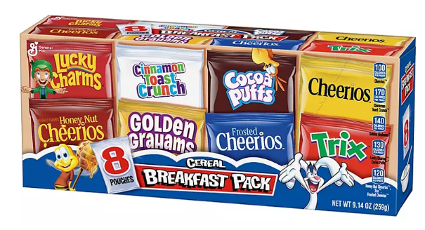 General Mills Breakfast Cereal, Variety Pack (16 pk.)