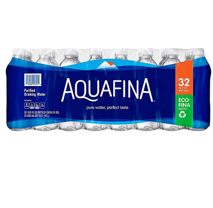 Aquafina Purified Drinking Water (16.9 oz., 32 pk.)