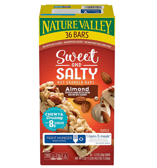 Nature Valley Sweet and Salty Nut Almond Granola Bars (36 ct.)