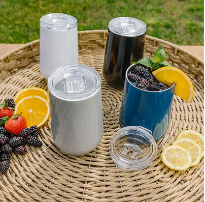 Member's Mark 16-Ounce Stainless-Steel Insulated Vacuum Tumblers with Lids, 4-Pack (Assorted Colors)