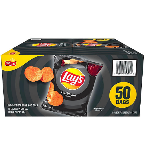 Lay's Barbecue Potato Chips (1 oz., 50 pk.)