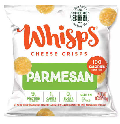 Whisps Parmesan and Cheddar Cheese Crisps Variety Pack (0.63 oz., 14 pk.)