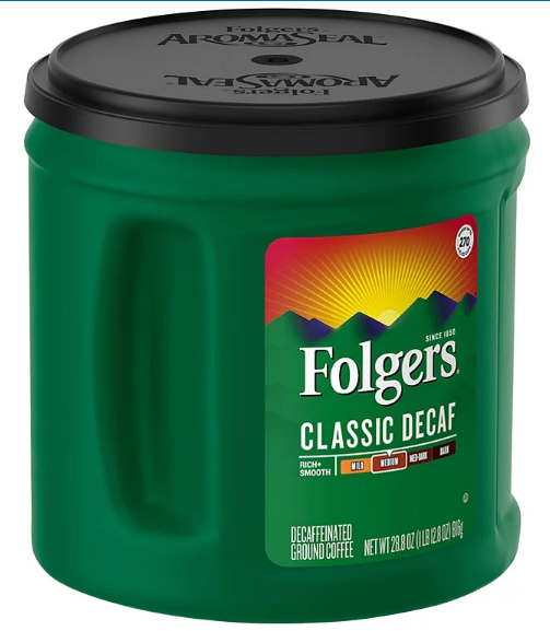 Folgers Decaffeinated Classic Roast Coffee (28.8 oz.)