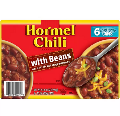 Hormel Chili with Beans (15 oz., 6 pk.)