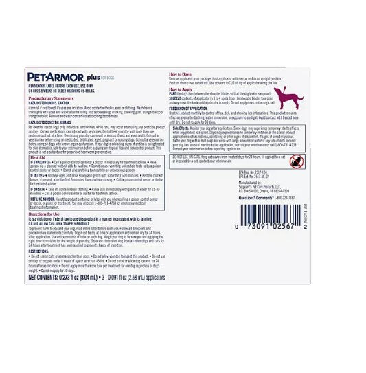 PetArmor Plus Capstar Flea & Tick Bundle for Large Dogs, 45-88 lbs.