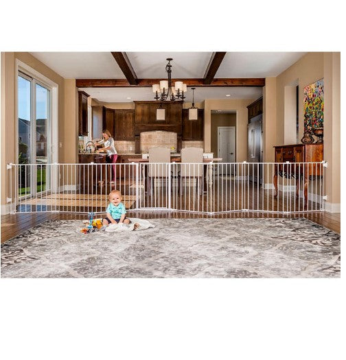 Regalo 8-Panel Super Wide Baby Gate and Play Yard