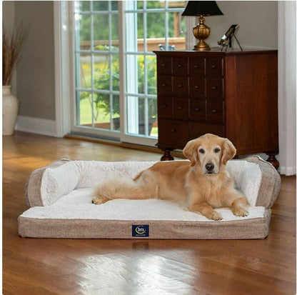 Serta Luxury Sleeper Sofa Pet Bed, 47" x 38" (Choose Your Color)