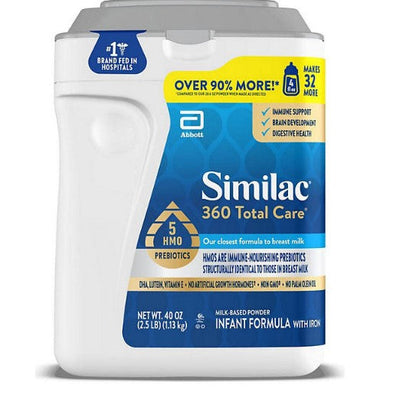 Similac 360 Total Care Infant Formula Powder (40 oz.)