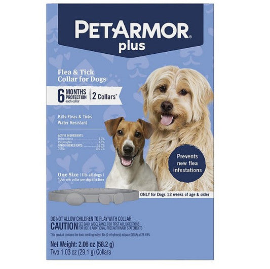 PetArmor Flea & Tick Collar for Dogs (6 Months Protection, 2 collars)