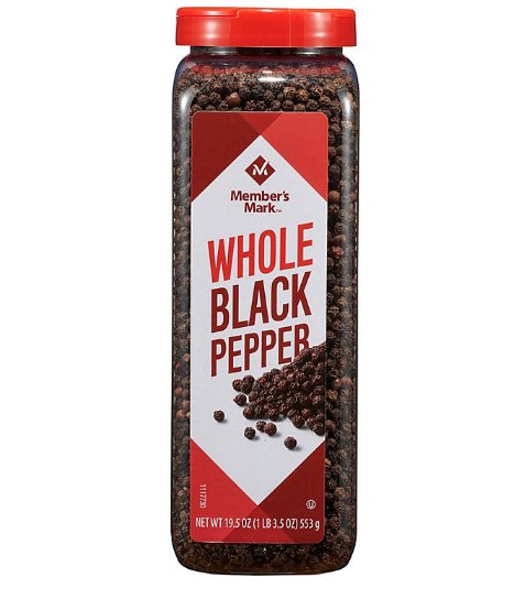 Member's Mark Whole Black Peppercorns (19.5 oz.)(2 PK)