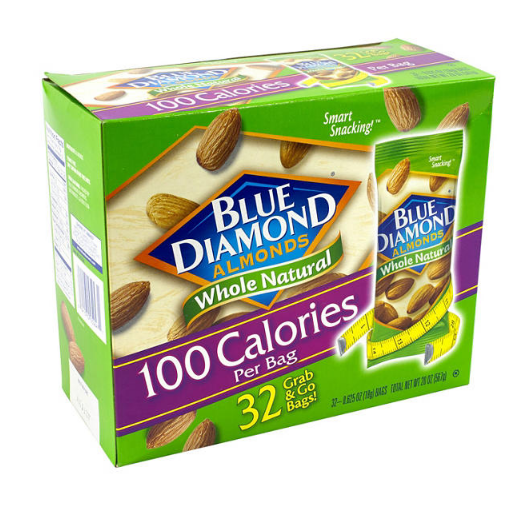 Blue Diamond Almonds Grab-and-Go Bags (0.625 oz, 32 pk)